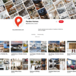 Screenshot of Pardee Homes Pinterest Boards