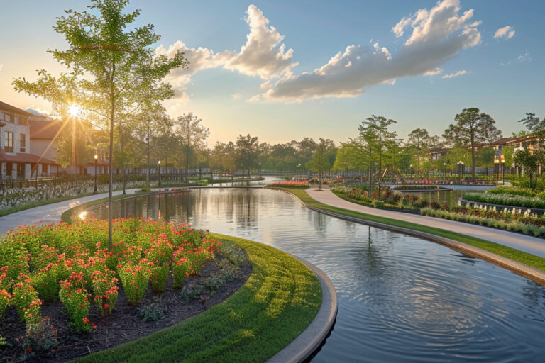 Capture the amenities and features of master-planned communities as you document parks trails